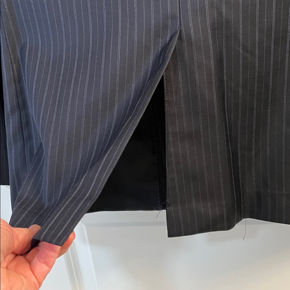 Balmain Paris Vintage Pinstripe Suit Coat - Picture 11 of 16